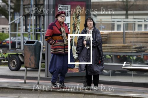 Amsterdam 28 april 2023
Schoenen ontwerper Jan jansen met zijn vrouw in Amsterdam zuid