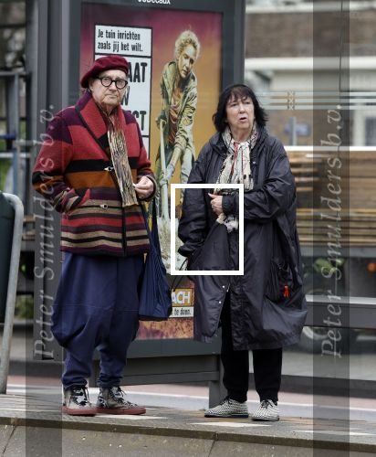 Amsterdam 28 april 2023
Schoenen ontwerper Jan jansen met zijn vrouw in Amsterdam zuid