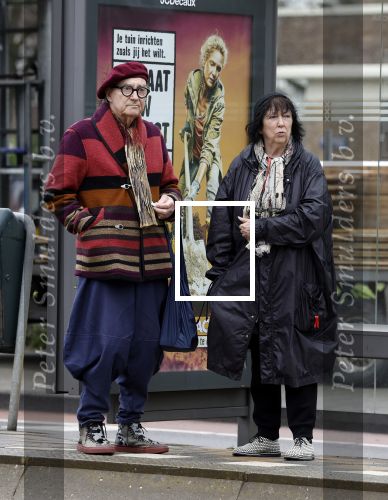 Amsterdam 28 april 2023
Schoenen ontwerper Jan jansen met zijn vrouw in Amsterdam zuid