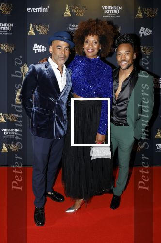Scheveningen 15 mei 2023
Musicalawards in het AFAS Circustheater.
Jasmine Sendar met Ivo Chundro en Nigel Brown