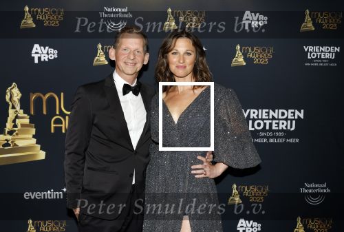 Scheveningen 15 mei 2023
Musicalawards in het AFAS Circustheater.
Joep Onderdelinden en Brigitte Heitzer