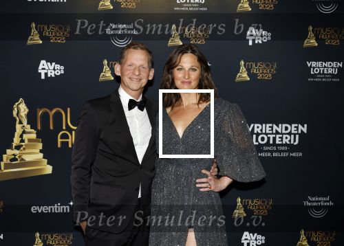 Scheveningen 15 mei 2023
Musicalawards in het AFAS Circustheater.
Joep Onderdelinden en Brigitte Heitzer