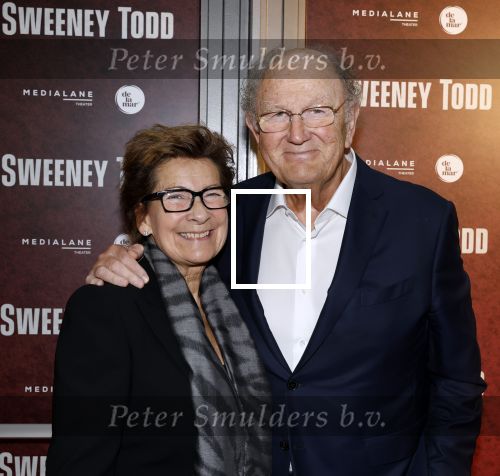 Amsterdam 21 april 2023
Premiere Sweeney Todd in het DeLaMar theater geproduceerd door Medialane.
Joop v d Ende  en Janine v d Ende