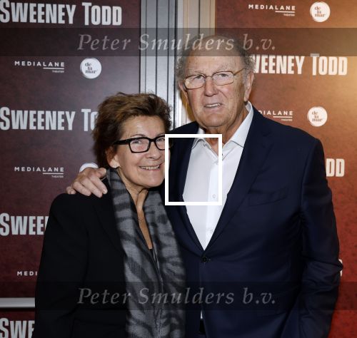 Amsterdam 21 april 2023
Premiere Sweeney Todd in het DeLaMar theater geproduceerd door Medialane.
Joop v d Ende  en Janine v d Ende