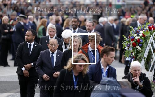 Amsterdam 4 mei 2023
Dodenherdenking 2023 op de dam met oa aanwezig Koning Willem Alexander Koningin Maxima Burgemeester Femke Halsema en Mark Rutte. Kasja Ollongren