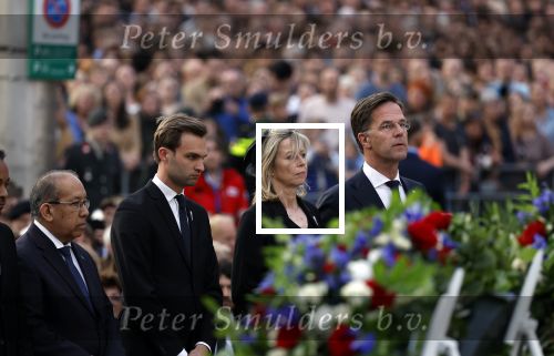 Amsterdam 4 mei 2023
Dodenherdenking 2023 op de dam met oa aanwezig Koning Willem Alexander Koningin Maxima Burgemeester Femke Halsema en Mark Rutte. Kasja Ollongren en Maarten van Ooijen