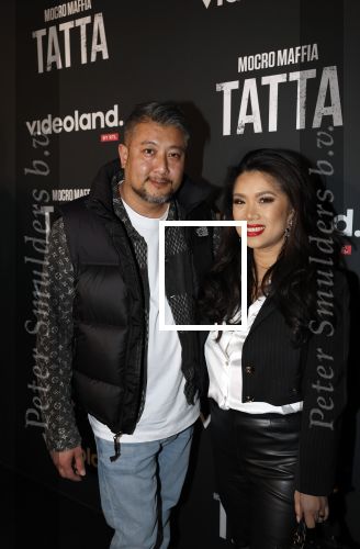 Amsterdam 25 april 2023
Premiere Mocro Maffia Tatta van Videoland.
Kimmylien Nuygen met haar man