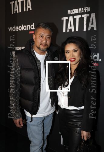 Amsterdam 25 april 2023
Premiere Mocro Maffia Tatta van Videoland.
Kimmylien Nuygen met haar man