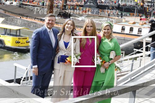Rotterdam 27 april 2023
Koningsdag 2023 in Rotterdam met aanwezig Koning Willem Alexander, KoninginMaxima ,Prinses Amalia, Prinses Ariane ,Prins Constantijn ,Prinses Laurentien ,Prins Maurits ,Prinses Marilene ,Prins Bernhard ,Prinses Annette ,Prins Floris ,Prinses Aimee ,Prins Pieter Christiaan, en Prinses Anita .
Burgemeester Aboutaleb is de gastheer.
