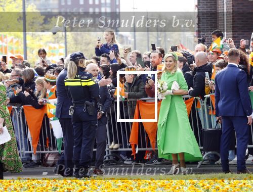 Rotterdam 27 april 2023
Koningsdag 2023 in Rotterdam met aanwezig Koning Willem Alexander, KoninginMaxima ,Prinses Amalia, Prinses Ariane ,Prins Constantijn ,Prinses Laurentien ,Prins Maurits ,Prinses Marilene ,Prins Bernhard ,Prinses Annette ,Prins Floris ,Prinses Aimee ,Prins Pieter Christiaan, en Prinses Anita .
Burgemeester Aboutaleb is de gastheer.  De Royals gaan voetballen bij Touzani