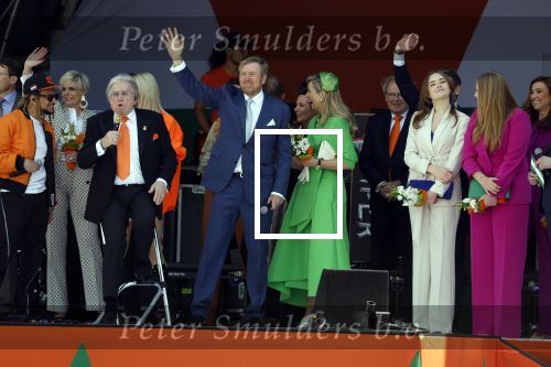 Rotterdam 27 april 2023
Koningsdag 2023 in Rotterdam met aanwezig Koning Willem Alexander, KoninginMaxima ,Prinses Amalia, Prinses Ariane ,Prins Constantijn ,Prinses Laurentien ,Prins Maurits ,Prinses Marilene ,Prins Bernhard ,Prinses Annette ,Prins Floris ,Prinses Aimee ,Prins Pieter Christiaan, en Prinses Anita .
Burgemeester Aboutaleb is de gastheer. Optreden van Lee Towers Davina Michelle en Ronnie Flex.