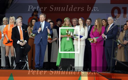 Rotterdam 27 april 2023
Koningsdag 2023 in Rotterdam met aanwezig Koning Willem Alexander, KoninginMaxima ,Prinses Amalia, Prinses Ariane ,Prins Constantijn ,Prinses Laurentien ,Prins Maurits ,Prinses Marilene ,Prins Bernhard ,Prinses Annette ,Prins Floris ,Prinses Aimee ,Prins Pieter Christiaan, en Prinses Anita .
Burgemeester Aboutaleb is de gastheer. Optreden van Lee Towers Davina Michelle en Ronnie Flex.