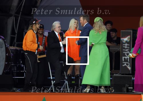 Rotterdam 27 april 2023
Koningsdag 2023 in Rotterdam met aanwezig Koning Willem Alexander, KoninginMaxima ,Prinses Amalia, Prinses Ariane ,Prins Constantijn ,Prinses Laurentien ,Prins Maurits ,Prinses Marilene ,Prins Bernhard ,Prinses Annette ,Prins Floris ,Prinses Aimee ,Prins Pieter Christiaan, en Prinses Anita .
Burgemeester Aboutaleb is de gastheer. Optreden van Lee Towers Davina Michelle en Ronnie Flex.