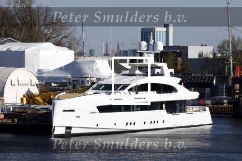 Zaandam 19 april 2023
MILELE is een 45.2m superyacht gebouwd door Hakvoort in Nederland