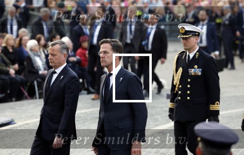 Amsterdam 4 mei 2023
Dodenherdenking 2023 op de dam met oa aanwezig Koning Willem Alexander Koningin Maxima Burgemeester Femke Halsema en Mark Rutte.