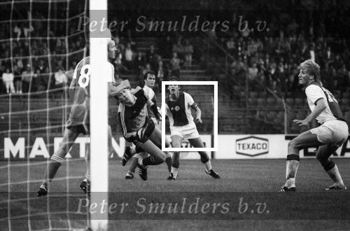 Amsterdam, 14 September  1980
AJAX-PSV, eindstand 5-2
Pim Doesburg Wim Kieft Frank Arnesen Huub Stevens en Willy v d Kerkhof