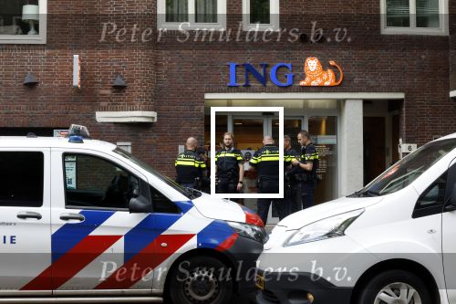 Amsterdam 15 mei 2023
Politie bij ING Bank op de Beethovenstraat