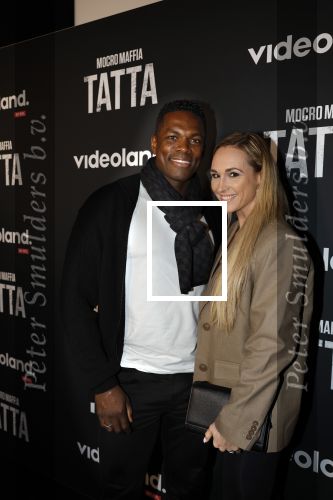 Amsterdam 25 april 2023
Premiere Mocro Maffia Tatta van Videoland.
Remy Bonjsaky met zijn vrouw Renate