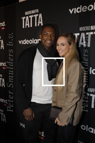 Amsterdam 25 april 2023
Premiere Mocro Maffia Tatta van Videoland.
Remy Bonjsaky met zijn vrouw Renate