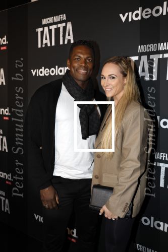 Amsterdam 25 april 2023
Premiere Mocro Maffia Tatta van Videoland.
Remy Bonjsaky met zijn vrouw Renate