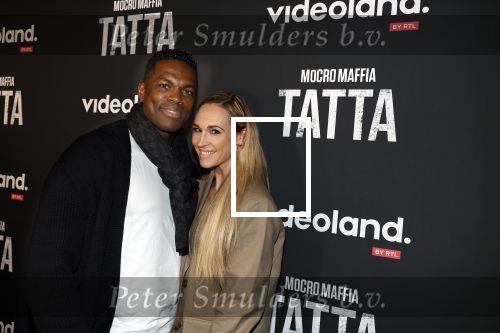 Amsterdam 25 april 2023
Premiere Mocro Maffia Tatta van Videoland.
Remy Bonjsaky met zijn vrouw Renate