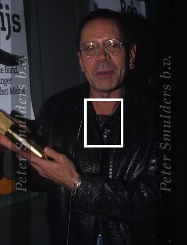 Amsterdam, 9 Februari 1991
Rob de Nijs en een gouden microfoon