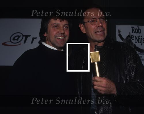 Amsterdam, 9 Februari 1991
Rob de Nijs en Frank Ashton en een gouden microfoon