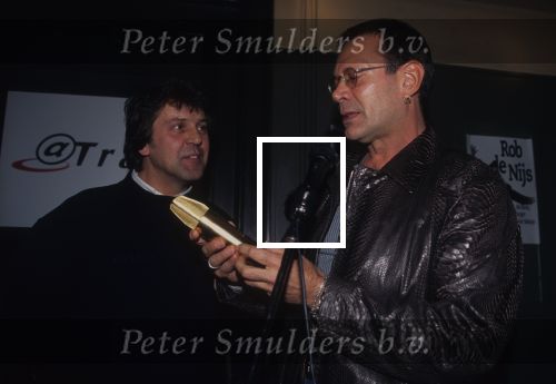 Amsterdam, 9 Februari 1991
Rob de Nijs en Frank Ashton en een gouden microfoon