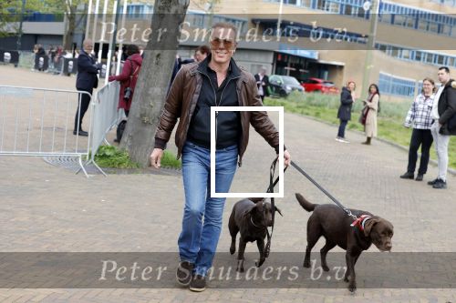 Scheveningen 23 april 2023
Rogier Smit met zijn twee honden