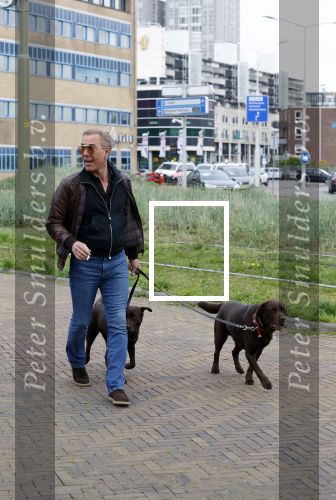 Scheveningen 23 april 2023
Rogier Smit met zijn twee honden