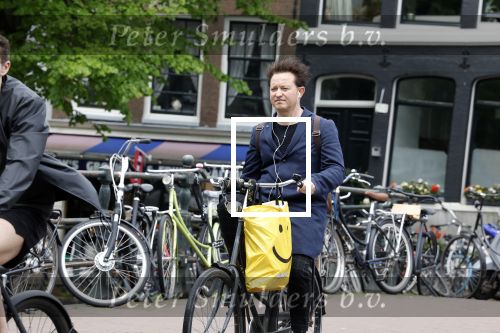 Amsterdam 11 mei 2023
Rop Verheijen op de fiets in het centrum van Amsterdam.