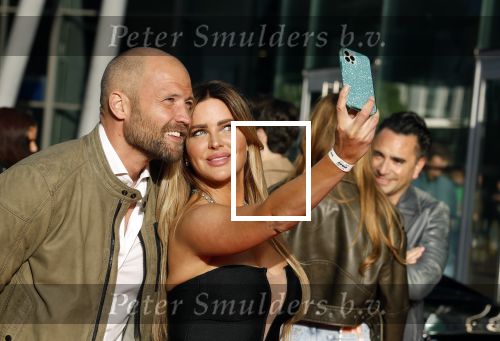 Amsterdam 16 mei 2023
Premiere Fast X in Pathe Arena .
Sylvia Geersen met partner Joris Smits