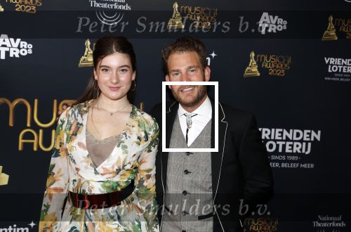 Scheveningen 15 mei 2023
Musicalawards in het AFAS Circustheater.
Tim Akkerman met partner