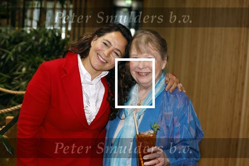 Amsterdam 26 april 2023
Presentatie cast verliefd op Bali in hotel Jakarta. 
Wieteke v Dort en Esmee de la Brettoniere