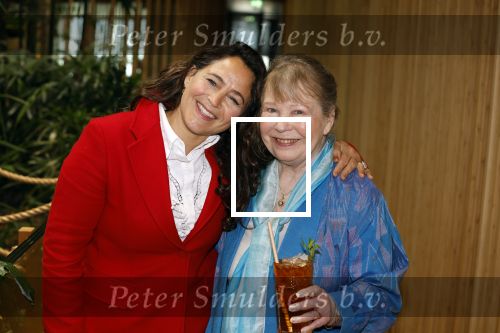 Amsterdam 26 april 2023
Presentatie cast verliefd op Bali in hotel Jakarta. 
Wieteke v Dort en Esmee de la Brettoniere