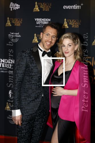 Scheveningen 15 mei 2023
Musicalawards in het AFAS Circustheater.
William Spaaij met zijn zwangere vriendin