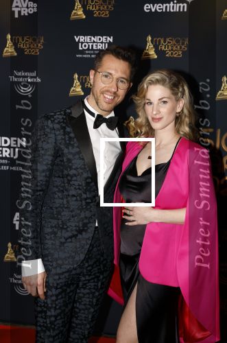 Scheveningen 15 mei 2023
Musicalawards in het AFAS Circustheater.
William Spaaij met zijn zwangere vriendin