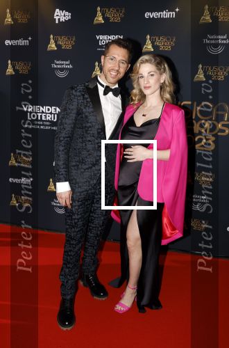 Scheveningen 15 mei 2023
Musicalawards in het AFAS Circustheater.
William Spaaij met zijn zwangere vriendin