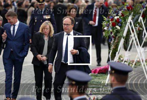 Amsterdam 4 mei 2023
Dodenherdenking 2023 op de dam met oa aanwezig Koning Willem Alexander Koningin Maxima Burgemeester Femke Halsema en Mark Rutte. Wouter Koolmees met partner