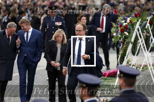 Amsterdam 4 mei 2023
Dodenherdenking 2023 op de dam met oa aanwezig Koning Willem Alexander Koningin Maxima Burgemeester Femke Halsema en Mark Rutte. Wouter Koolmees met partner