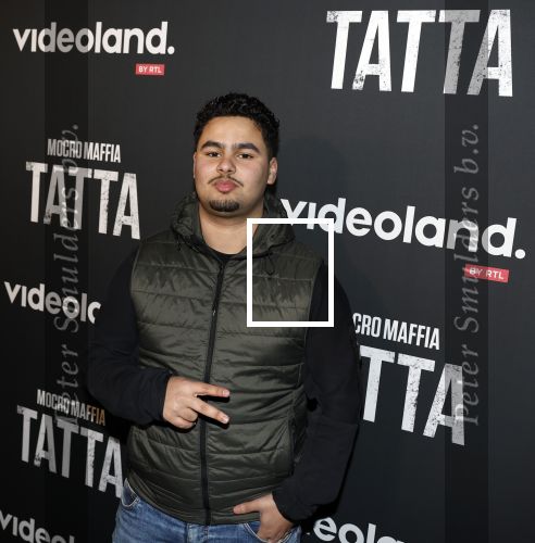 Amsterdam 25 april 2023
Premiere Mocro Maffia Tatta van Videoland.
Yassin Dadour (midden)