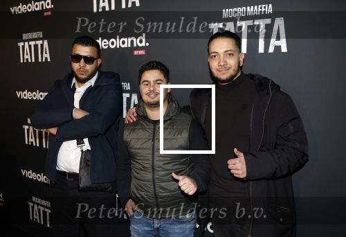 Amsterdam 25 april 2023
Premiere Mocro Maffia Tatta van Videoland.
Yassin Dadour (midden)