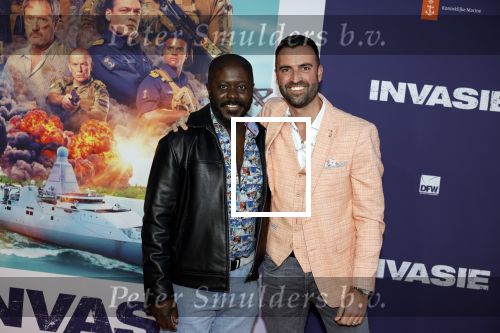 Amsterdam 8 april 2024
Premiere Invasie in Pathe Arena met oa Tarikh Jansen Ortal Vriend Raymond Thiry Gijs Scholten v Aschat Jasha Rudge Gijs Blom Fedja v Huet . Bobby Boermans is de regisseur. Andre Dongelmans en Blorn Remmerswaal