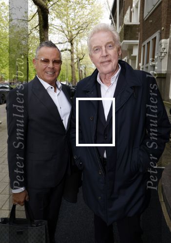 Amsterdam 23 april 2024
Boekpresntatie Andre v Duin in het Apollo first hotel. Andre met partner Fernando v Es