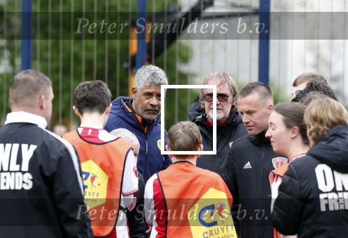 Amsterdam 17 april 2024
Staatsbezoek Nederland - Spanje met Koning Willem Alexander Koningin Maxima Koning Filipe en Koningin Letizia van Spanje aan Nederland . Koning Willem Alexander en Koning Felipe bezoeken Cruyff court in betondorp . oa aanwezig Jordy Cruijff Susila Cruijff Frank Rijkaard en Guus Hiddink.