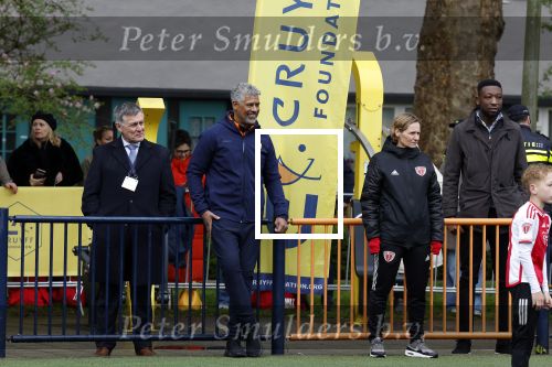 Amsterdam 17 april 2024
Staatsbezoek Nederland - Spanje met Koning Willem Alexander Koningin Maxima Koning Filipe en Koningin Letizia van Spanje aan Nederland . Koning Willem Alexander en Koning Felipe bezoeken Cruyff court in betondorp . oa aanwezig Jordy Cruijff Susila Cruijff Frank Rijkaard en Guus Hiddink.
