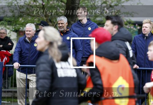 Amsterdam 17 april 2024
Staatsbezoek Nederland - Spanje met Koning Willem Alexander Koningin Maxima Koning Filipe en Koningin Letizia van Spanje aan Nederland . Koning Willem Alexander en Koning Felipe bezoeken Cruyff court in betondorp . oa aanwezig Jordy Cruijff Susila Cruijff Frank Rijkaard en Guus Hiddink.