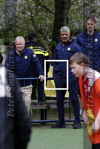 Amsterdam 17 april 2024
Staatsbezoek Nederland - Spanje met Koning Willem Alexander Koningin Maxima Koning Filipe en Koningin Letizia van Spanje aan Nederland . Koning Willem Alexander en Koning Felipe bezoeken Cruyff court in betondorp . oa aanwezig Jordy Cruijff Susila Cruijff Frank Rijkaard en Guus Hiddink.