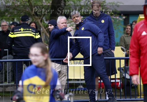 Amsterdam 17 april 2024
Staatsbezoek Nederland - Spanje met Koning Willem Alexander Koningin Maxima Koning Filipe en Koningin Letizia van Spanje aan Nederland . Koning Willem Alexander en Koning Felipe bezoeken Cruyff court in betondorp . oa aanwezig Jordy Cruijff Susila Cruijff Frank Rijkaard en Guus Hiddink.