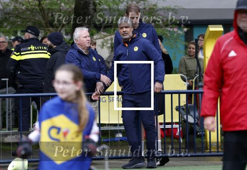 Amsterdam 17 april 2024
Staatsbezoek Nederland - Spanje met Koning Willem Alexander Koningin Maxima Koning Filipe en Koningin Letizia van Spanje aan Nederland . Koning Willem Alexander en Koning Felipe bezoeken Cruyff court in betondorp . oa aanwezig Jordy Cruijff Susila Cruijff Frank Rijkaard en Guus Hiddink.
